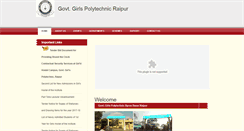 Desktop Screenshot of ggpraipur.ac.in