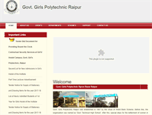 Tablet Screenshot of ggpraipur.ac.in